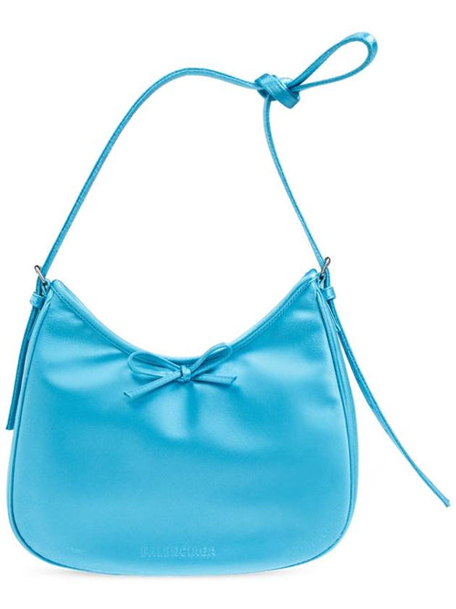 Balenciaga Balenciaga Shoulder Bag Leopolda Small, Women's, Blue