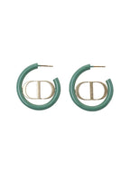 30 Montaigne Earrings Ethereal Green Lacquer Dior