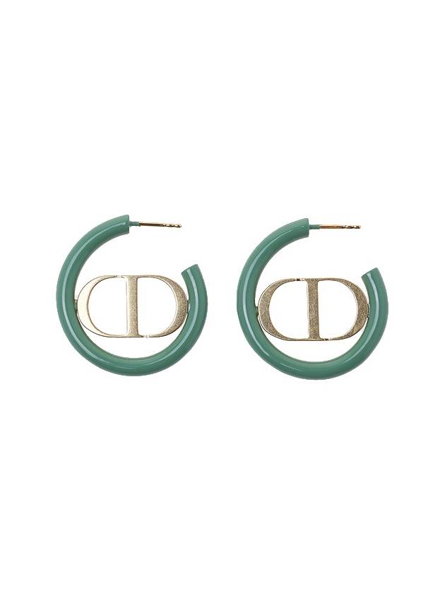 30 Montaigne Earrings Ethereal Green Lacquer Dior