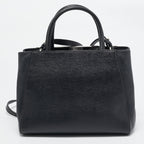 Fendi Black Leather Monster Petite Sac 2Jours Tote