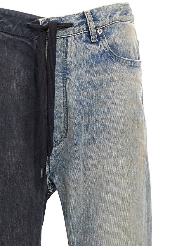 Balenciaga Fifty Fifty Jeans Black Blue