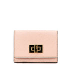 Fendi Peekaboo Leather Trifold Wallet