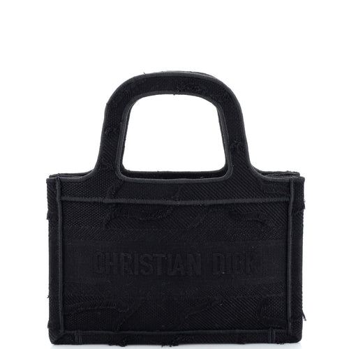 Dior Book Tote Camouflage Embroidered Canvas Mini