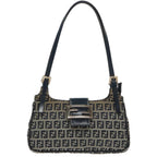 Fendi Baguette  Canvas Shoulder Bag ()