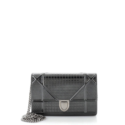 Dior Diorama Wallet on Chain Cannage Embossed Calfskin