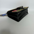Gucci Dionysus Shoulder Bag Flower Embroidered Black - NG102614