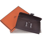 Hermes Wallet H6023 Ladies Wallet Coffee