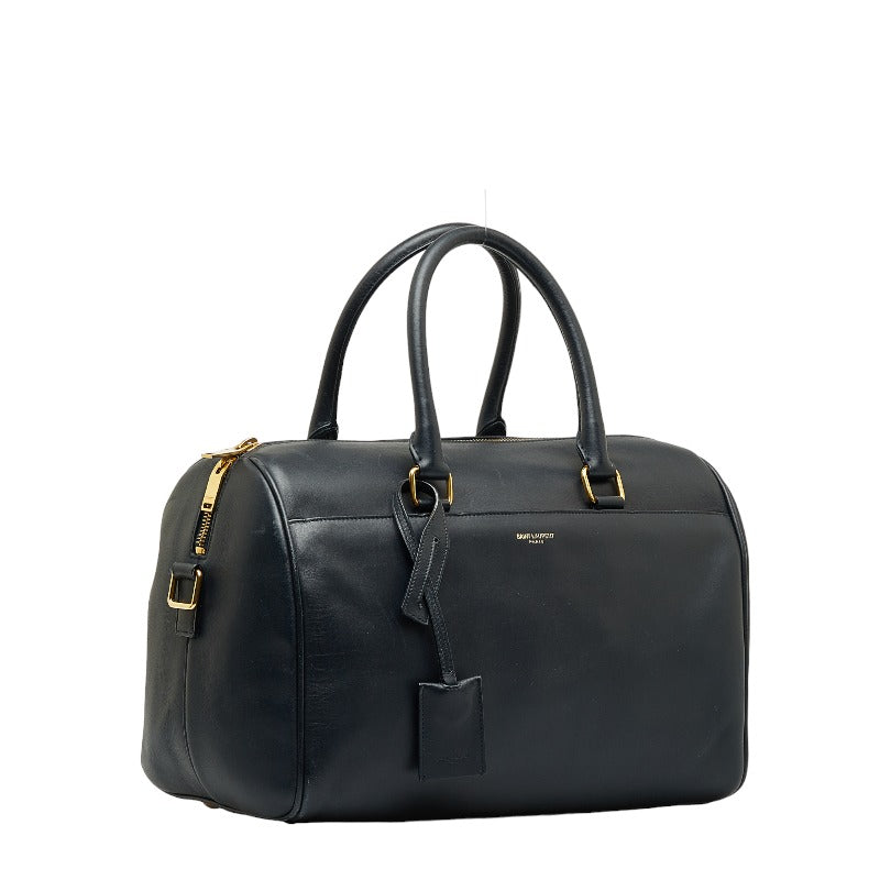 Saint Laurent Duffle Bag in Calf Leather Navy 322049