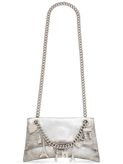 Balenciaga Balenciaga Shoulder Bag Crush By Balenciaga, Women's, Silver