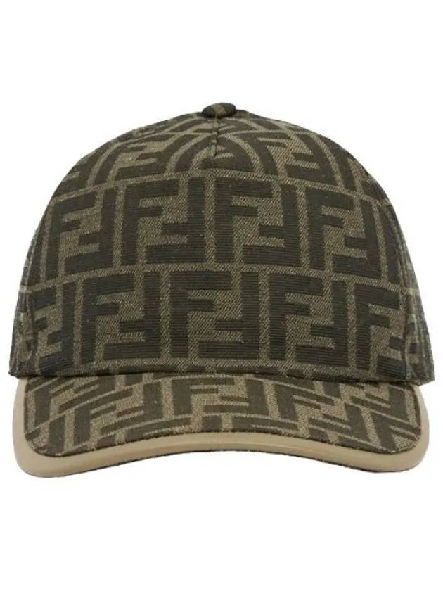 Fendi FF Monogram Ball Cap Brown