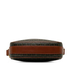 Saint Laurent 669957 Shoulder Bag PVC/Leather Brown
