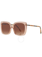 Burberry Burberry Caroll Gradient Brown Square Ladies Sunglasses BE4323F 400613 56