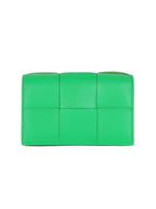 Bottega Veneta Intrecciato Flap Card Wallet Parakeet
