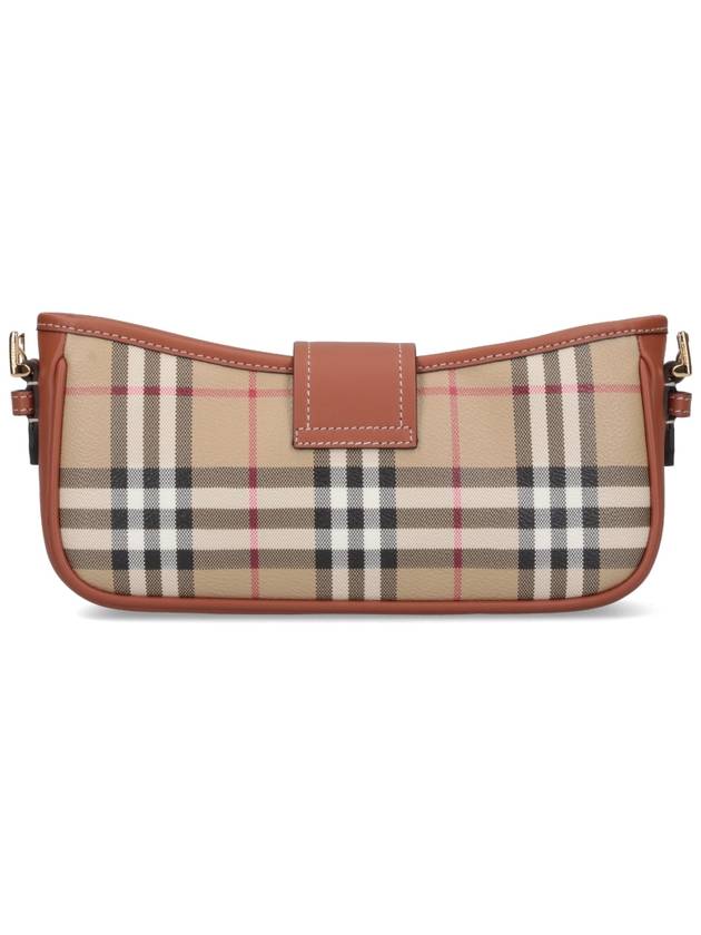 Burberry Check Shoulder Bag Brown