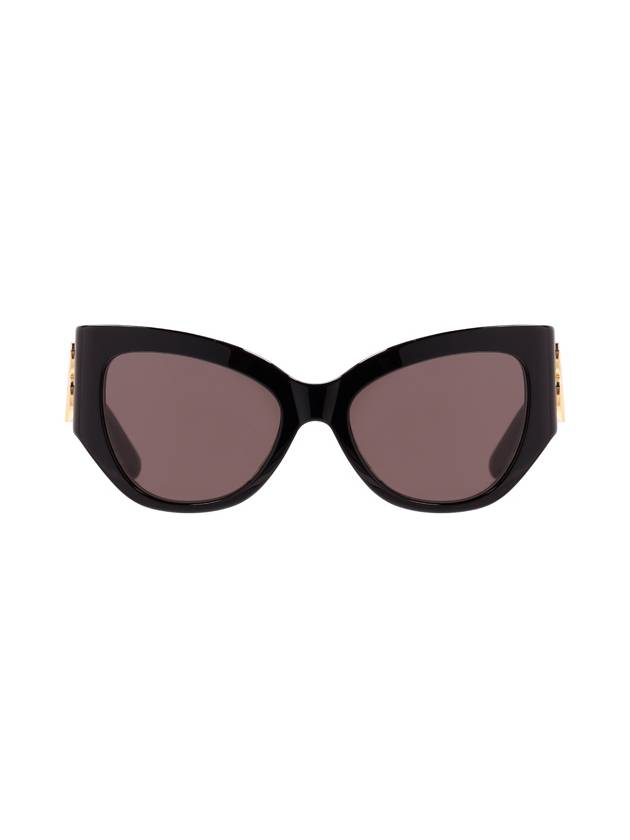 Balenciaga BB Logo Cat-Eye Sunglasses Black