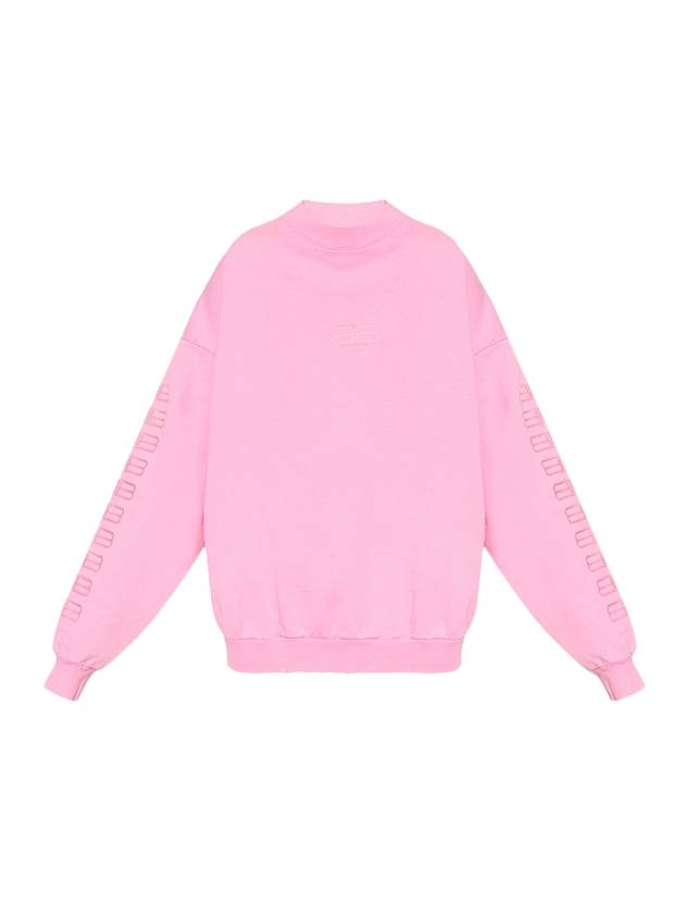 Balenciaga BB embroidery sweatshirt pink