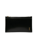 Saint Laurent Tenny Monogram Backpack Bill Poch Black Gold Leather  Saint Laurent