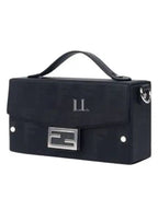 Fendi Baguette Soft Trunk Cross Bag Black