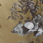 Christian Dior Jardin dhiver khaki bird flower dress shirt