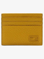 Fendi FF Baguette Card Wallet Yellow