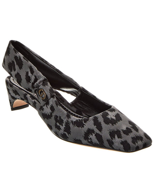 Dior Mizza Canvas Slingback Pump