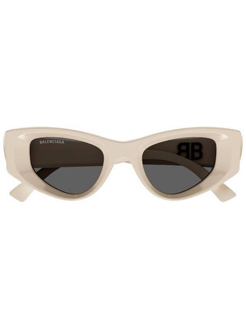Balenciaga Eyewear Acetate Frame Sunglasses Beige Gray