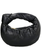 Bottega Veneta Jodie Puffy Mini Tote Bag Black
