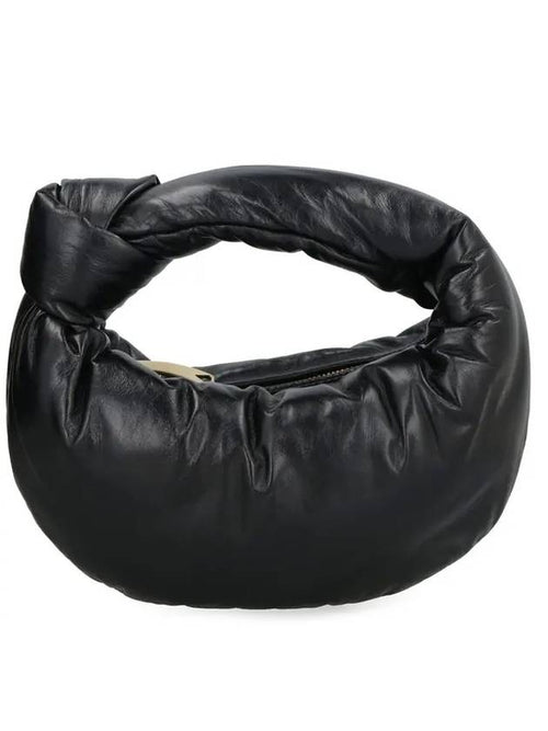Bottega Veneta Jodie Puffy Mini Tote Bag Black