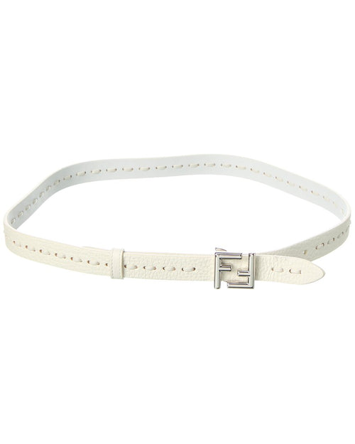FENDI FF Leather Belt