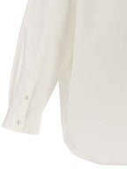 Balenciaga Outerwear Large Fit Shirt White