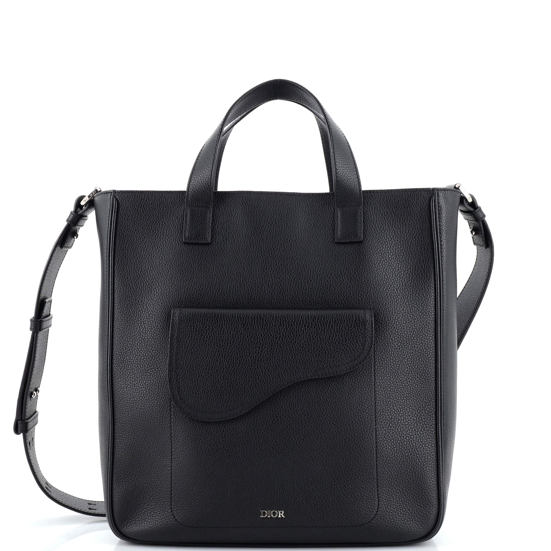 Dior Saddle Tote Leather Tall
