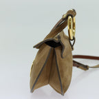 Chloe Shoulder Bag Suede Beige Auth 70181
