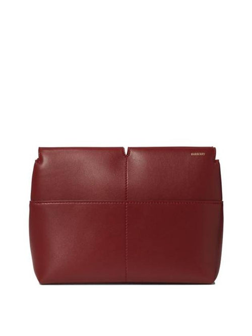 Burberry Snip Chain Strap Clutch Bag Ruby