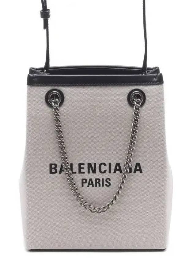 Balenciaga Duty Free Phone Tote Bag White