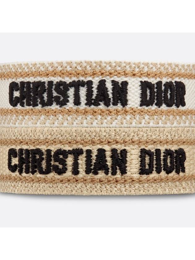 Embroidered Logo Bracelet Set Dior