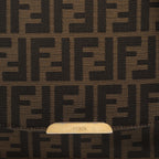 Fendi Zucca Canvas Flap Crossbody Bag