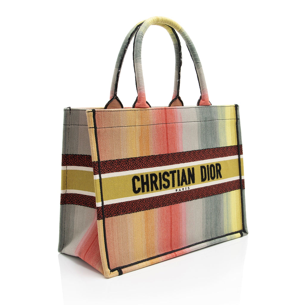Dior Canvas Dioraura Small Book Tote