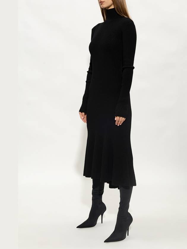 Balenciaga Knife Heel Long Boots Black