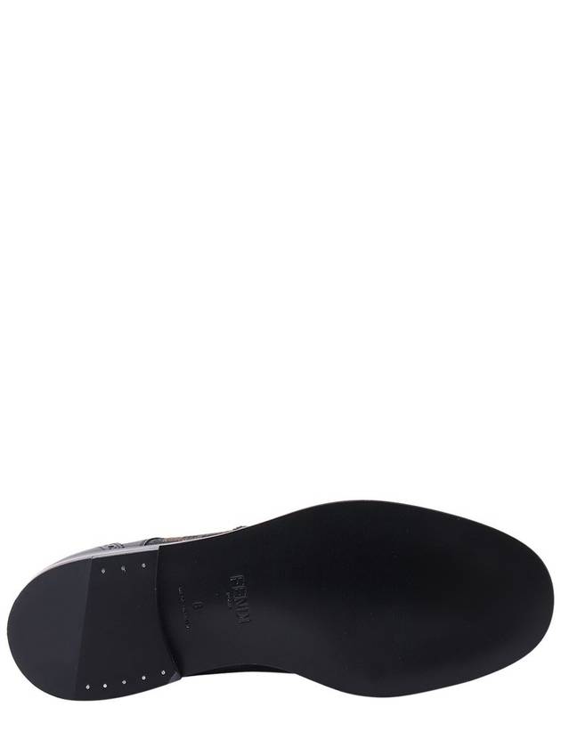 Fendi Leather Lace Up Derby Black