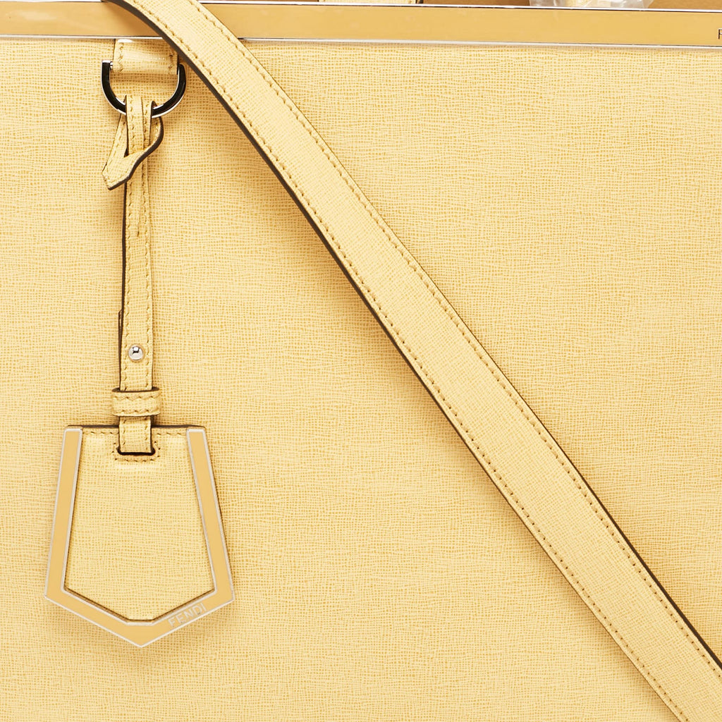 Fendi Tricolor Leather Medium 2Jours Tote