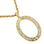 Dior   Plated Necklace Jewelry (Pre-Owned)