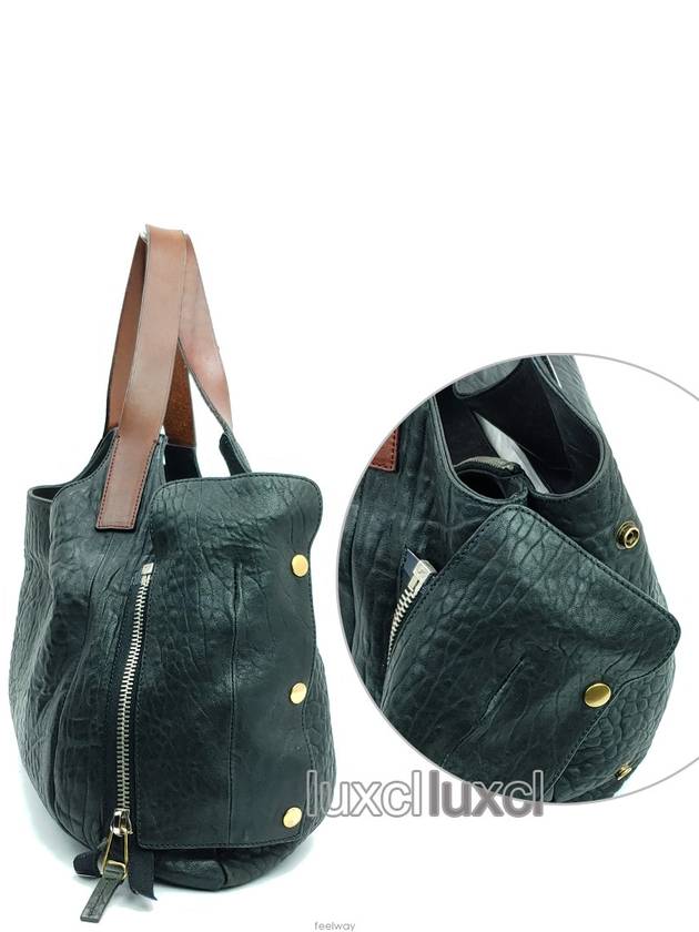 CELINE Vintage leather tote and shoulder bag
