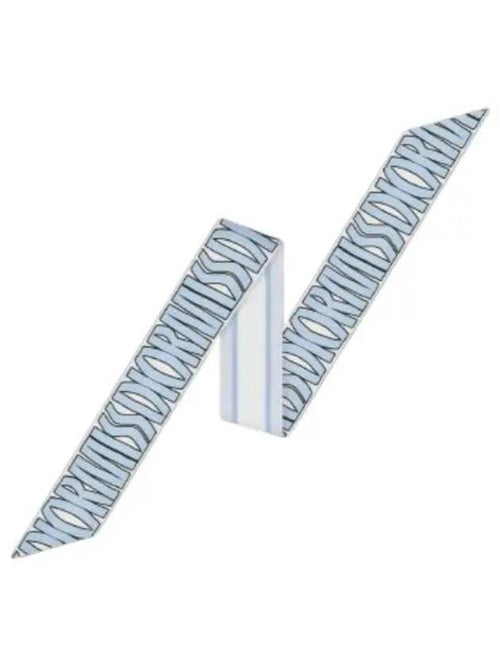 Miss Dior Allover Mitzah Silk Twill Scarf Blue Dior