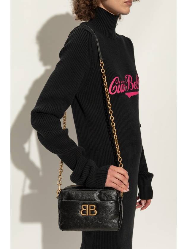 Balenciaga Balenciaga Shoulder Bag Monaco SX, Women's, Black