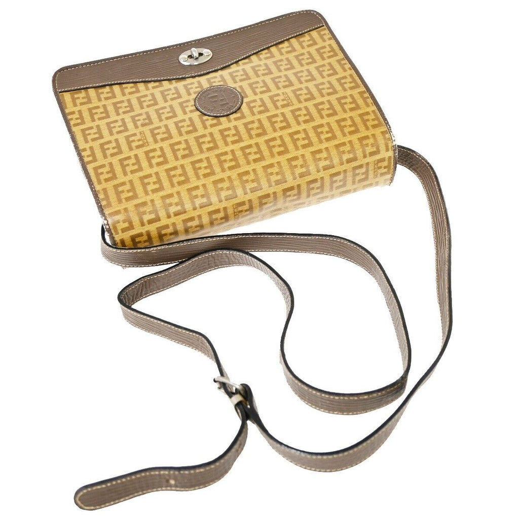 Fendi Zucchino  Canvas Shoulder Bag ()