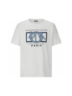 Relaxed Fit Cotton Jersey Short Sleeve T-Shirt White Dior