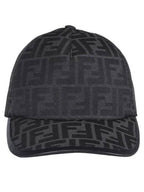 Fendi FF Monogram Ball Cap Black