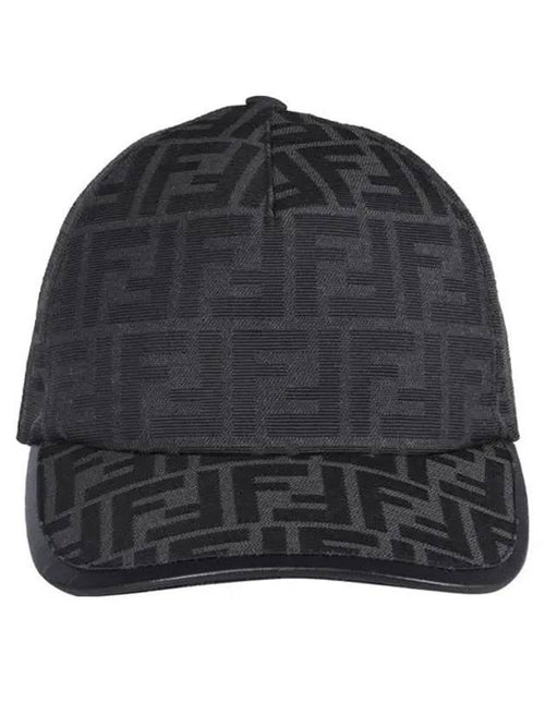 Fendi FF Monogram Ball Cap Black