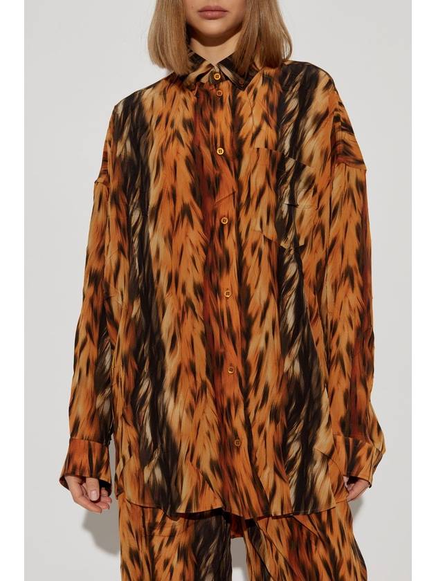 Balenciaga Balenciaga Silk Shirt, Women's, Orange