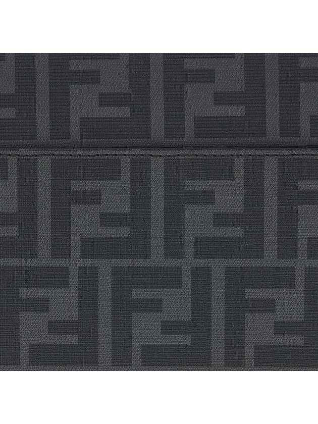 Fendi Peekaboo Pocket Clutch Bag Black